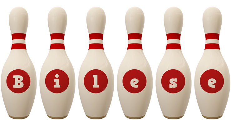 Bilese bowling-pin logo