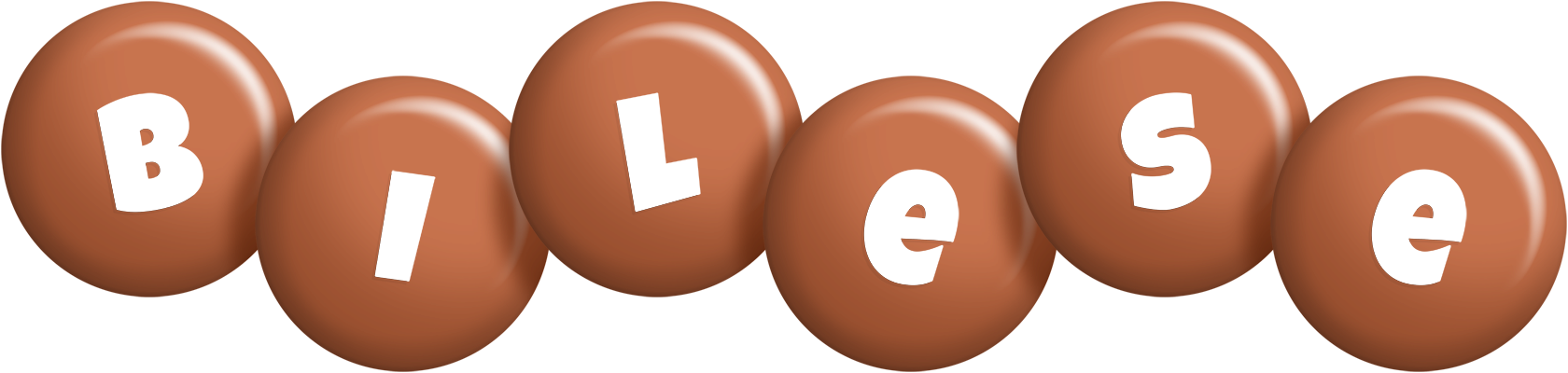 Bilese candy-brown logo