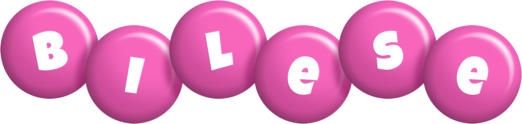 Bilese candy-pink logo