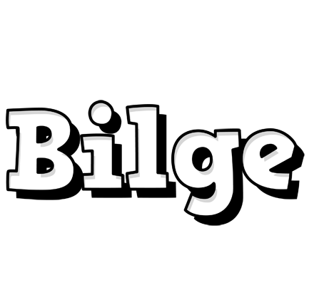 Bilge snowing logo