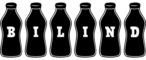 Bilind bottle logo