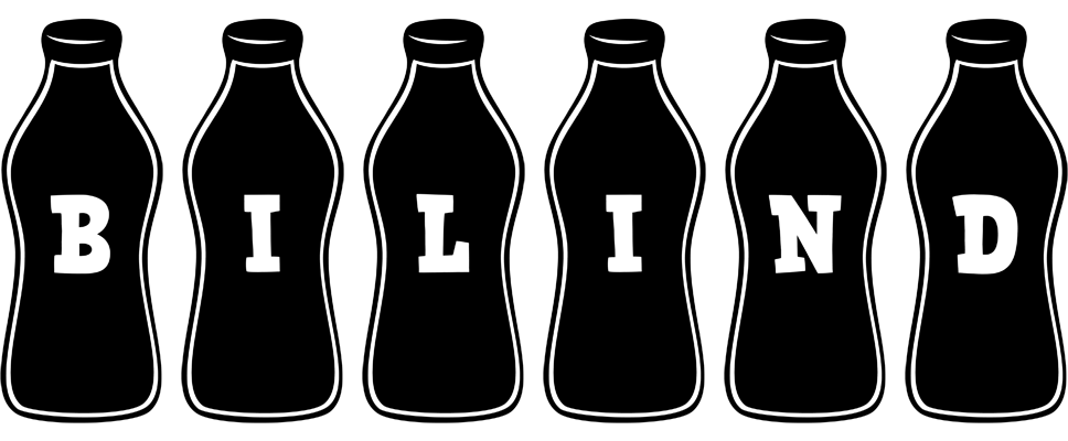 Bilind bottle logo