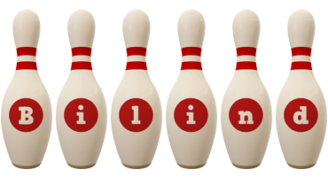 Bilind bowling-pin logo