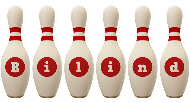 Bilind bowling-pin logo