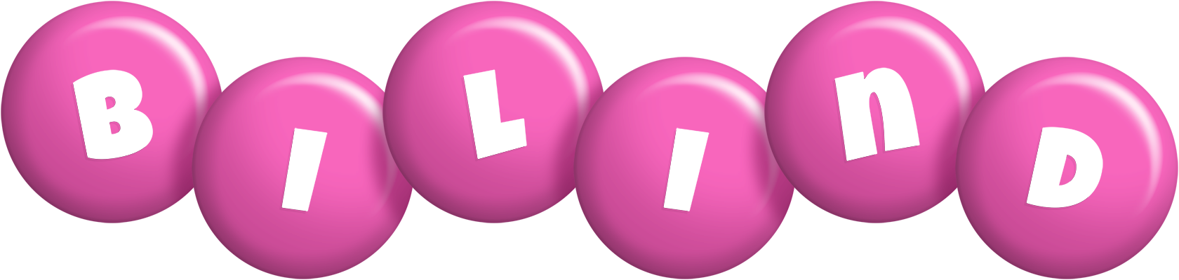 Bilind candy-pink logo