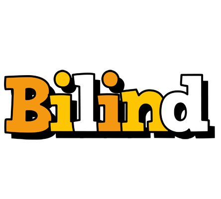 Bilind cartoon logo