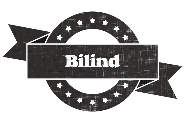 Bilind grunge logo