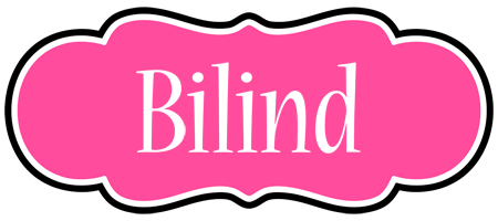 Bilind invitation logo