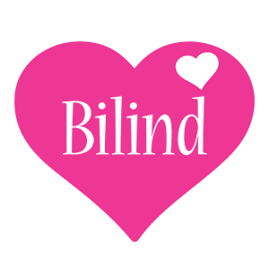 Bilind love-heart logo