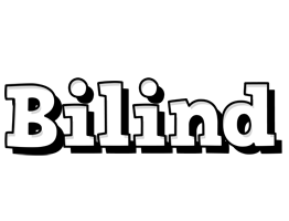 Bilind snowing logo