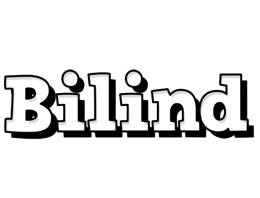 Bilind snowing logo