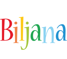 Biljana birthday logo