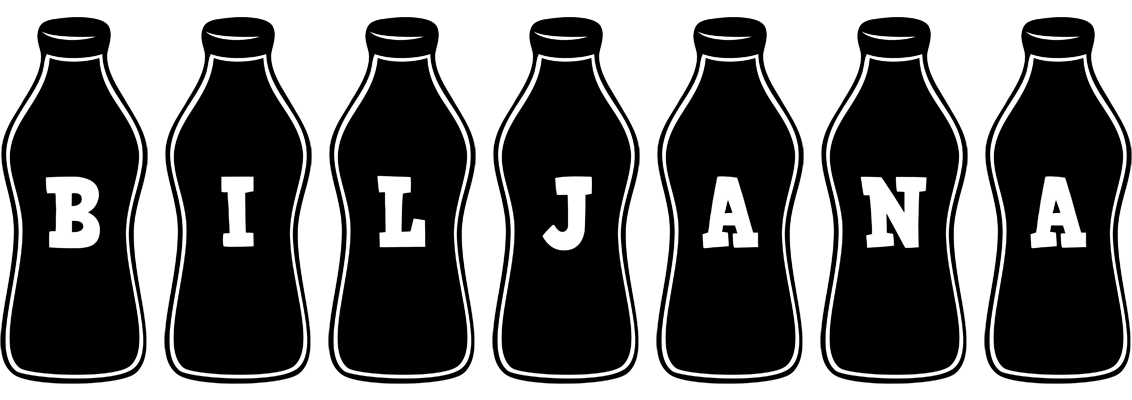 Biljana bottle logo