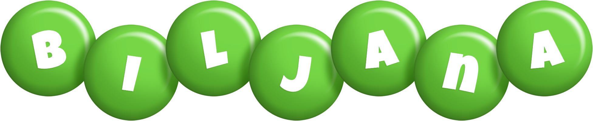 Biljana candy-green logo