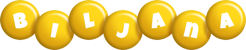 Biljana candy-yellow logo