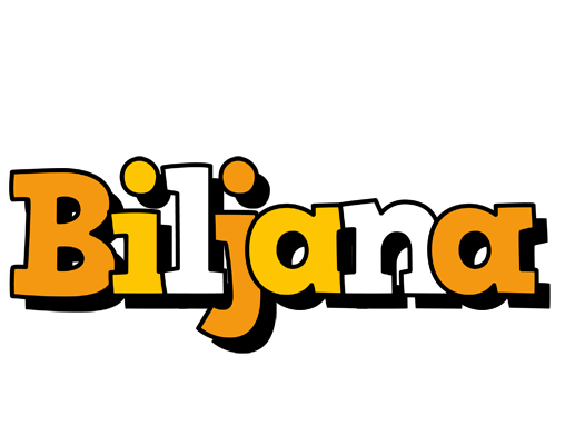 Biljana cartoon logo