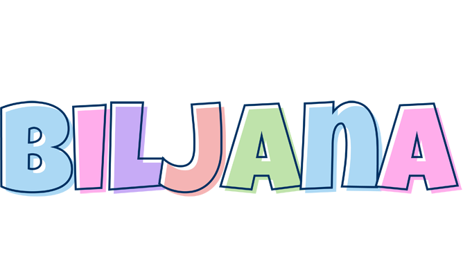 Biljana pastel logo