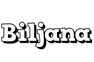 Biljana snowing logo