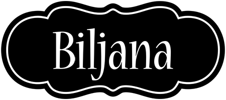 Biljana welcome logo