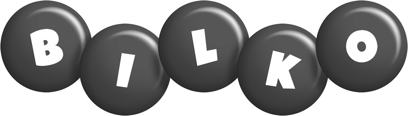 Bilko candy-black logo