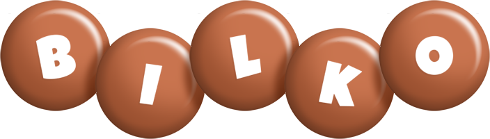 Bilko candy-brown logo