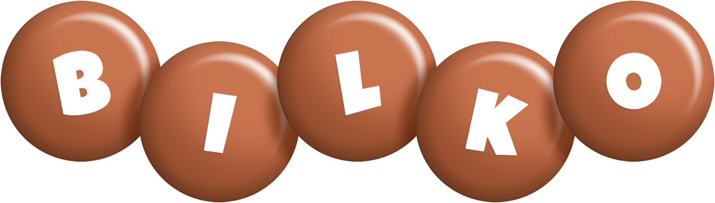 Bilko candy-brown logo