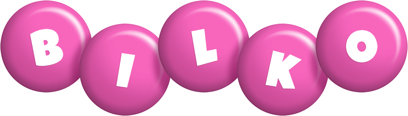 Bilko candy-pink logo