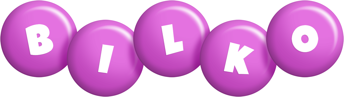 Bilko candy-purple logo