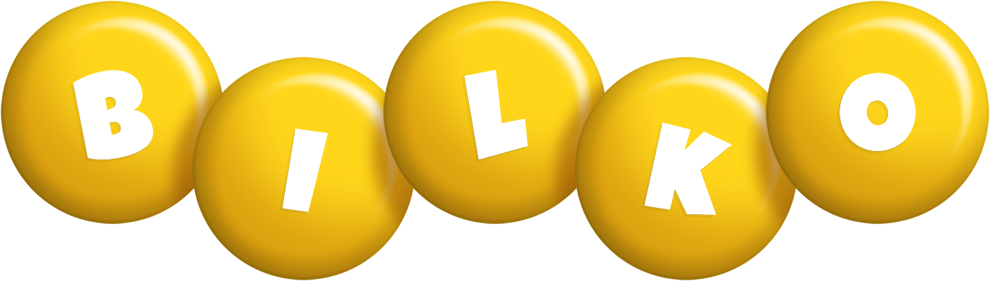 Bilko candy-yellow logo
