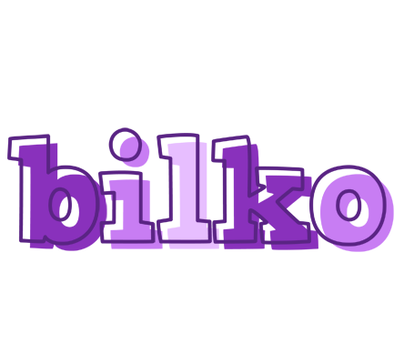 Bilko sensual logo