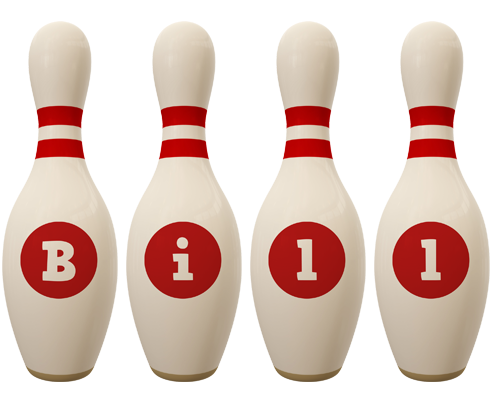 Bill bowling-pin logo