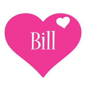 Bill love-heart logo