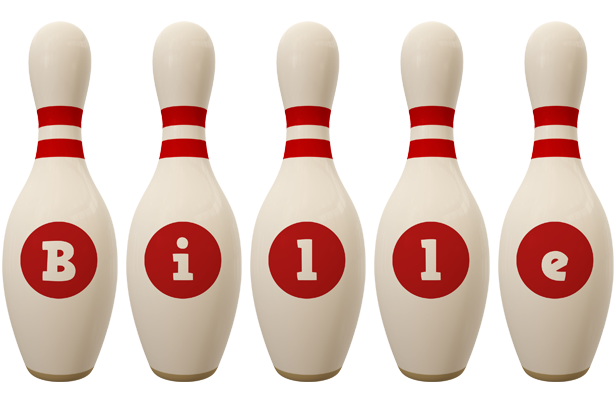 Bille bowling-pin logo