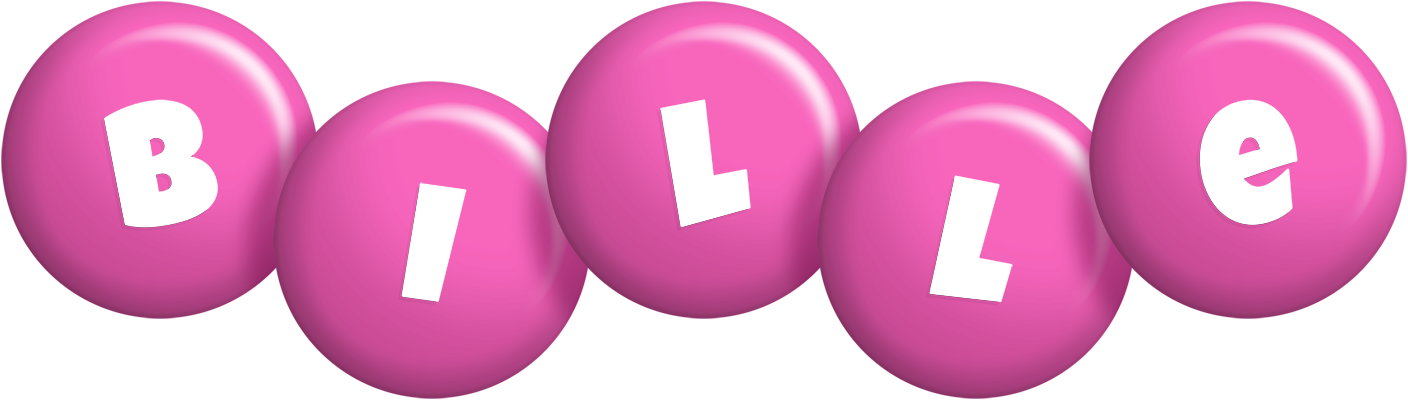 Bille candy-pink logo