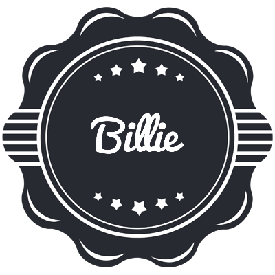 Billie badge logo