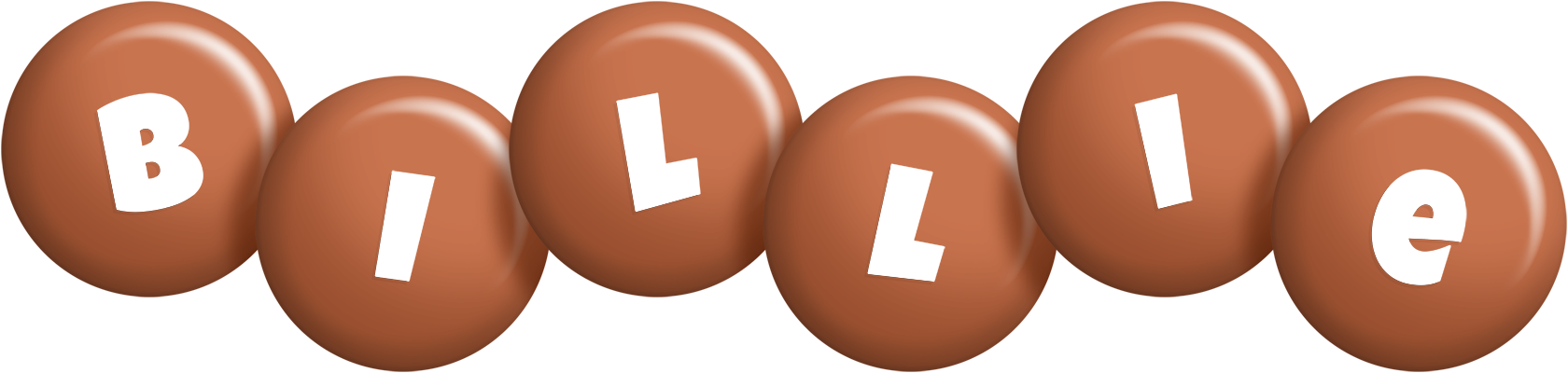 Billie candy-brown logo