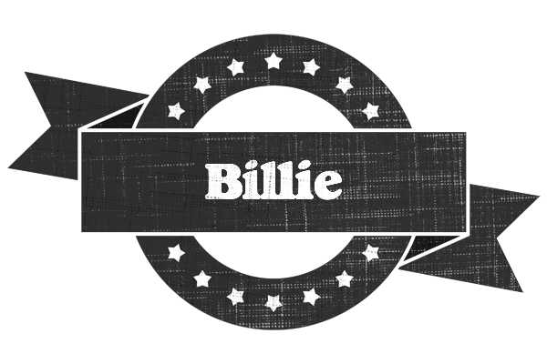Billie grunge logo