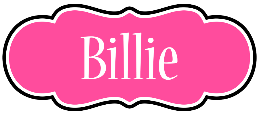 Billie invitation logo
