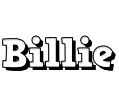 Billie snowing logo