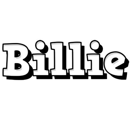 Billie snowing logo