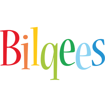 Bilqees birthday logo