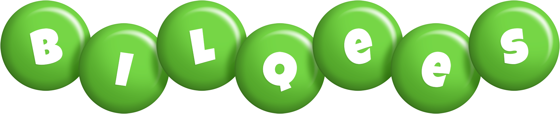 Bilqees candy-green logo