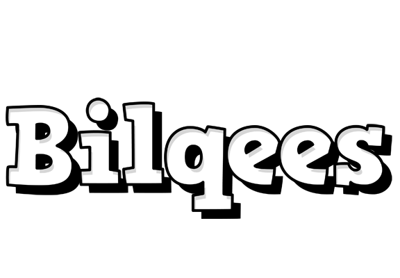 Bilqees snowing logo