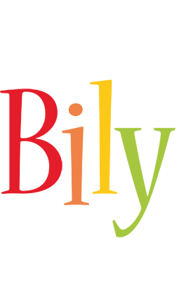 Bily birthday logo
