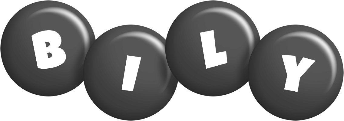 Bily candy-black logo