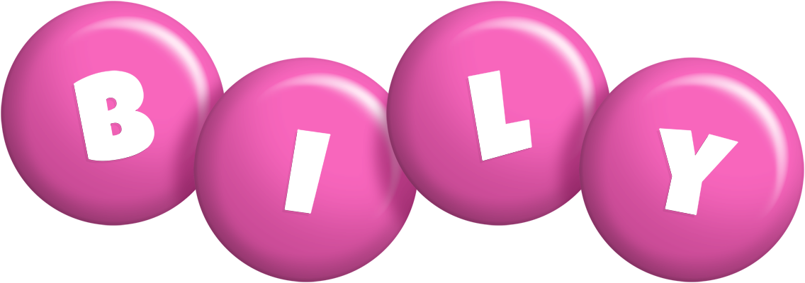 Bily candy-pink logo