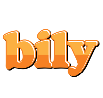 Bily orange logo