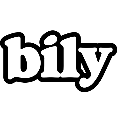 Bily panda logo