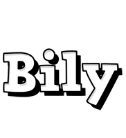 Bily snowing logo