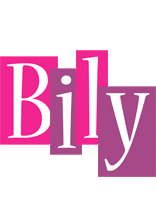 Bily whine logo